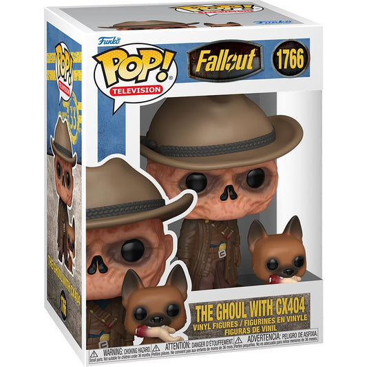 Window display box for the Fallout Ghoul & CX404 Funko Pop! Buddy set.