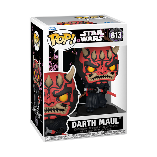 Funko POP! Star Wars Impressions Darth Maul #813 samurai edition in window display box