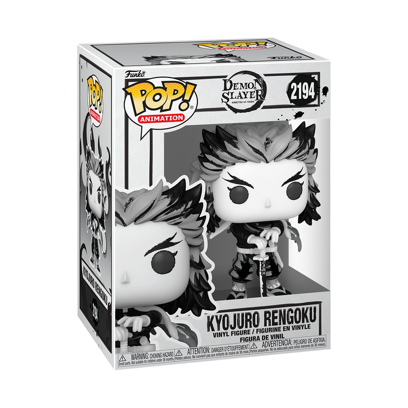 Funko POP! Demon Slayer Kyojuro Rengoku Sumi Deco #2194 in collector window display box