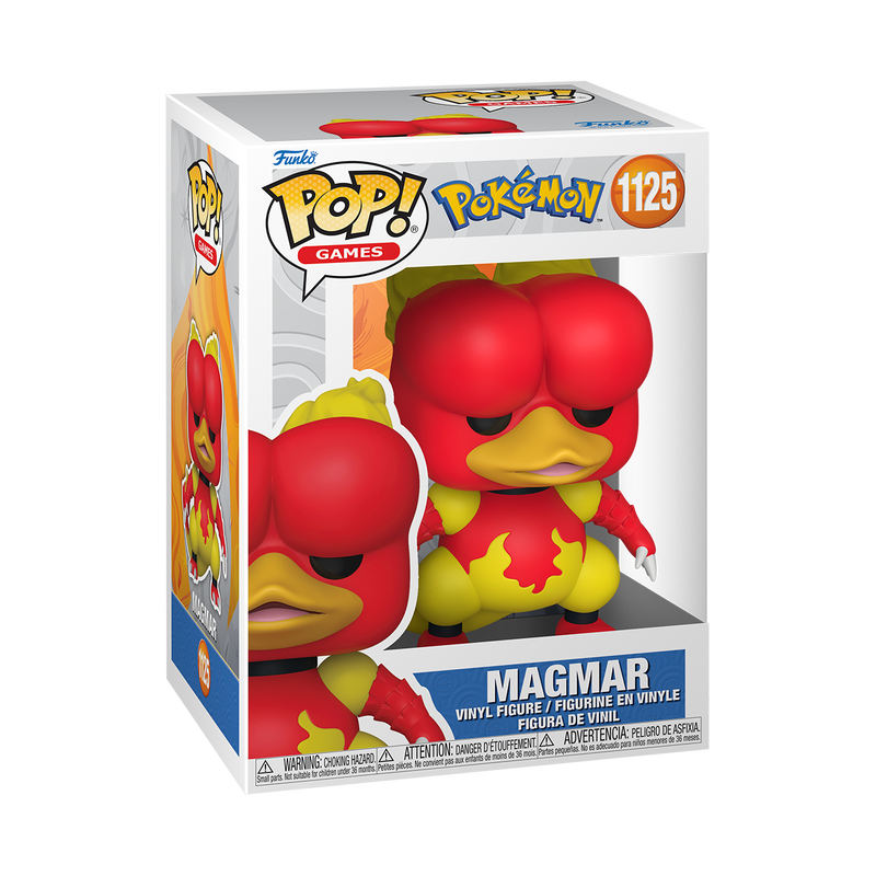 Funko POP! Pokémon Magmar #1125 in collector window display box