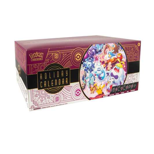 Pokemon Holiday Calendar box with colorful design on a white background