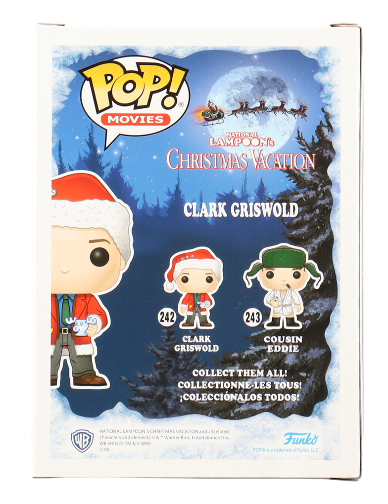 Funko Pop! packaging featuring Clark Griswold and Cousin Eddie from National Lampoon's Christmas Vacation