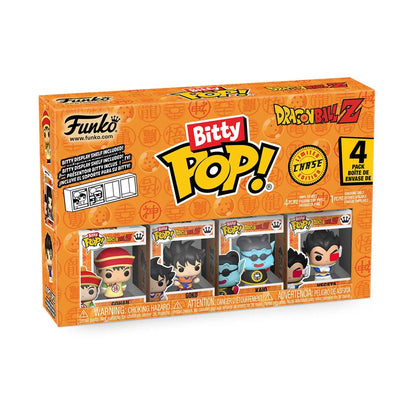 Funko Bitty Pop! Drago Ball Z Orange packaging with four figures inside on an white background