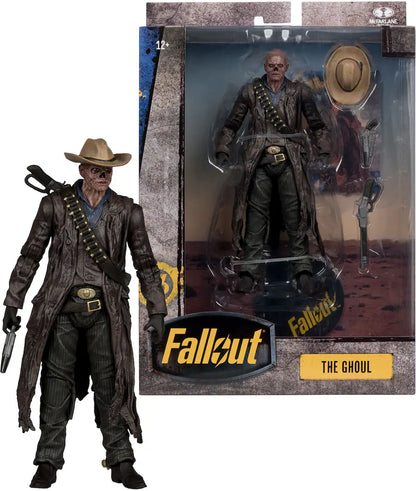 Action figure of 'The Ghoul' from Fallout with packaging
