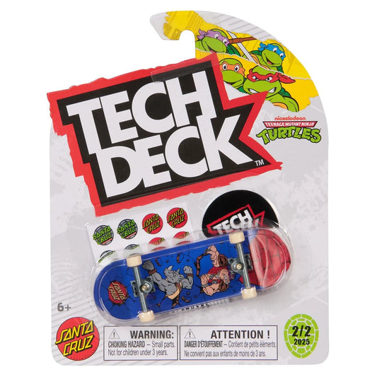 Tech Deck skateboard deck in packaging with Teenage Mutant Ninja Turtles design