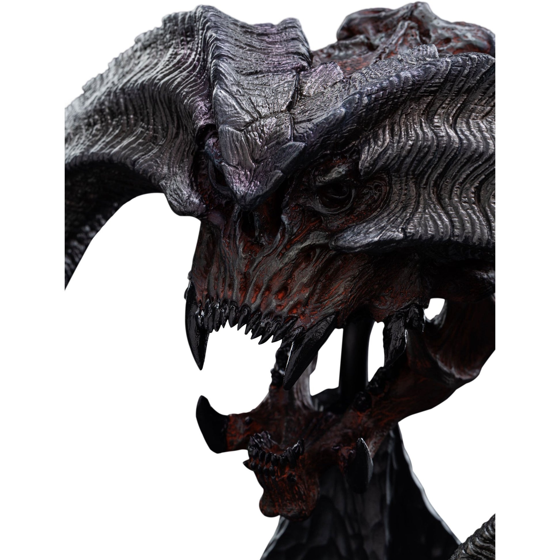 Close‑up of the Balrog skull’s carved details