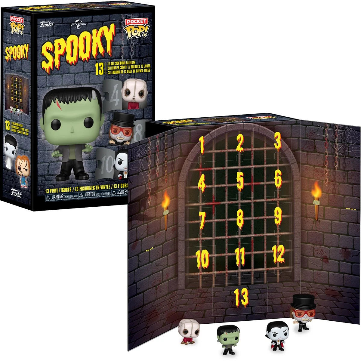 universal spooky funko halloween advent calendar front view
