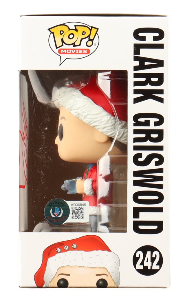 Funko Pop! vinyl figure of Clark Griswold in Christmas attire with packaging