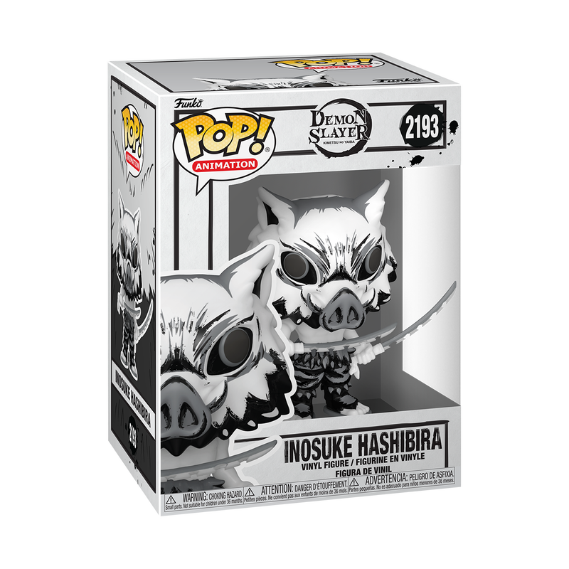 Funko POP! Demon Slayer Inosuke Hashibira Sumi Deco #2193 in collector window display box