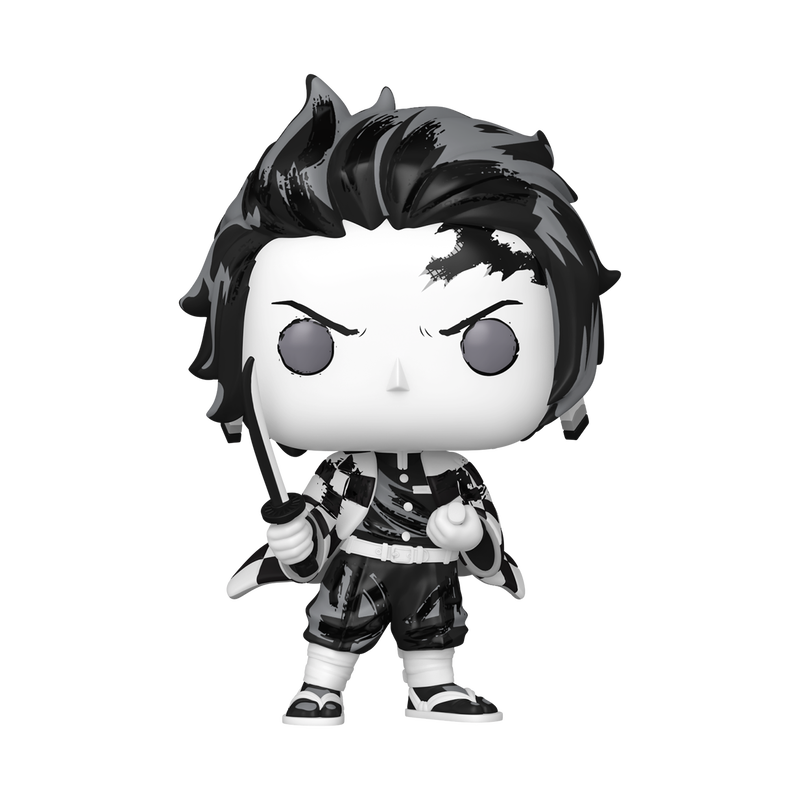 Funko POP! Demon Slayer Tanjiro Kamado Sumi Deco vinyl figure #2190 black and white ink art style