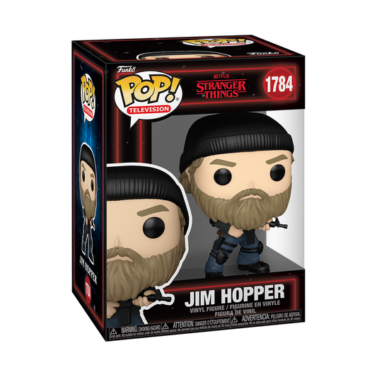 Funko Pop! vinyl figure packaging of Jim Hopper from Stranger Things