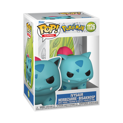 Funko POP! Pokémon Ivysaur #1126 in collector window display box