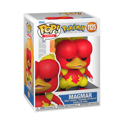 Funko POP! Pokémon Magmar #1125 in collector window display box