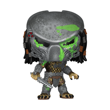 Funko POP Predator Bull Predator glow-in-the-dark bloody variant front view