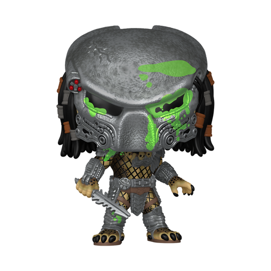 Funko POP Predator Bull Predator glow-in-the-dark bloody variant front view