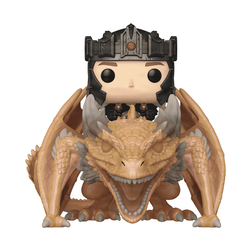 Funko POP Rides Deluxe Aegon Targaryen with Sunfyre Dragon 135 Game of Thrones House of the Dragon 5.6 inch collectible