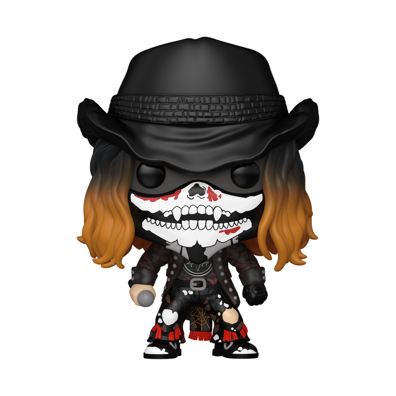 Funko POP! Rocks Rob Zombie with bandana vinyl figure #490 front view 