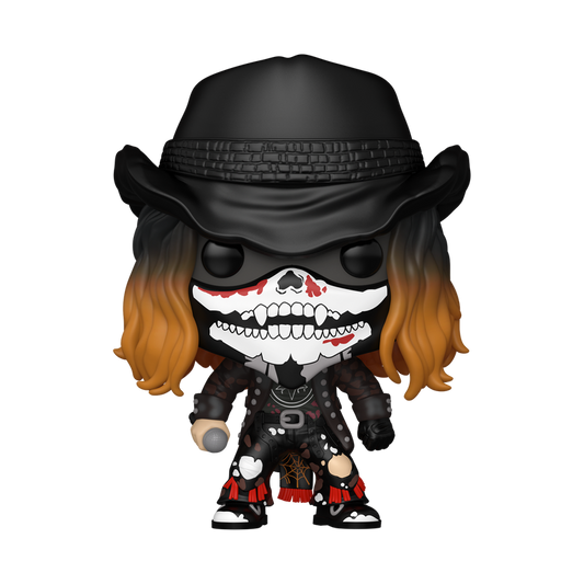 Funko POP! Rocks Rob Zombie with bandana vinyl figure #490 front view 