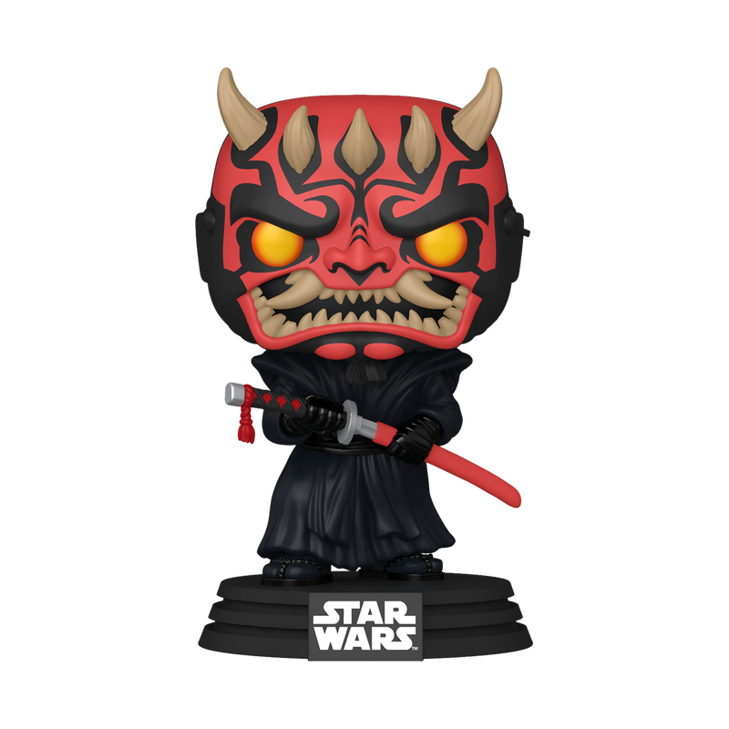 Funko POP! Star Wars Impressions Darth Maul #813 samurai design with red katana and oni mask