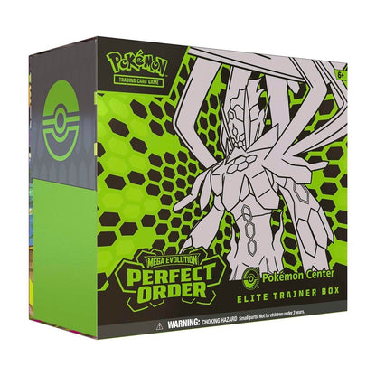 Pokémon TCG Mega Evolution Perfect Order Pokémon Center Elite Trainer Box factory seale