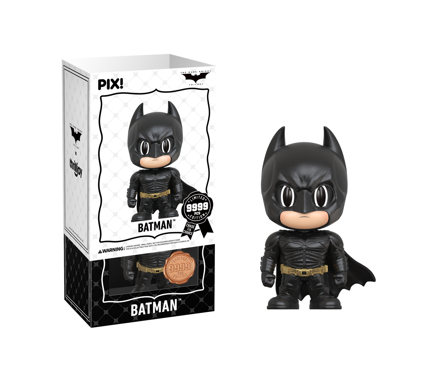 Batman figurine with packaging on a white background