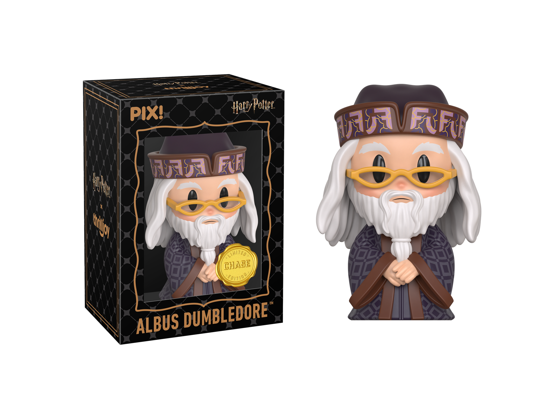Funko Pop! vinyl figure of Albus Dumbledore with packaging on a white background