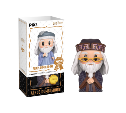 Albus Dumbledore figurine with packaging on a white background
