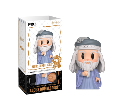 Albus Dumbledore figurine with packaging on a white background