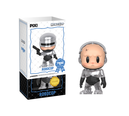 RoboCop figure with packaging on a white background