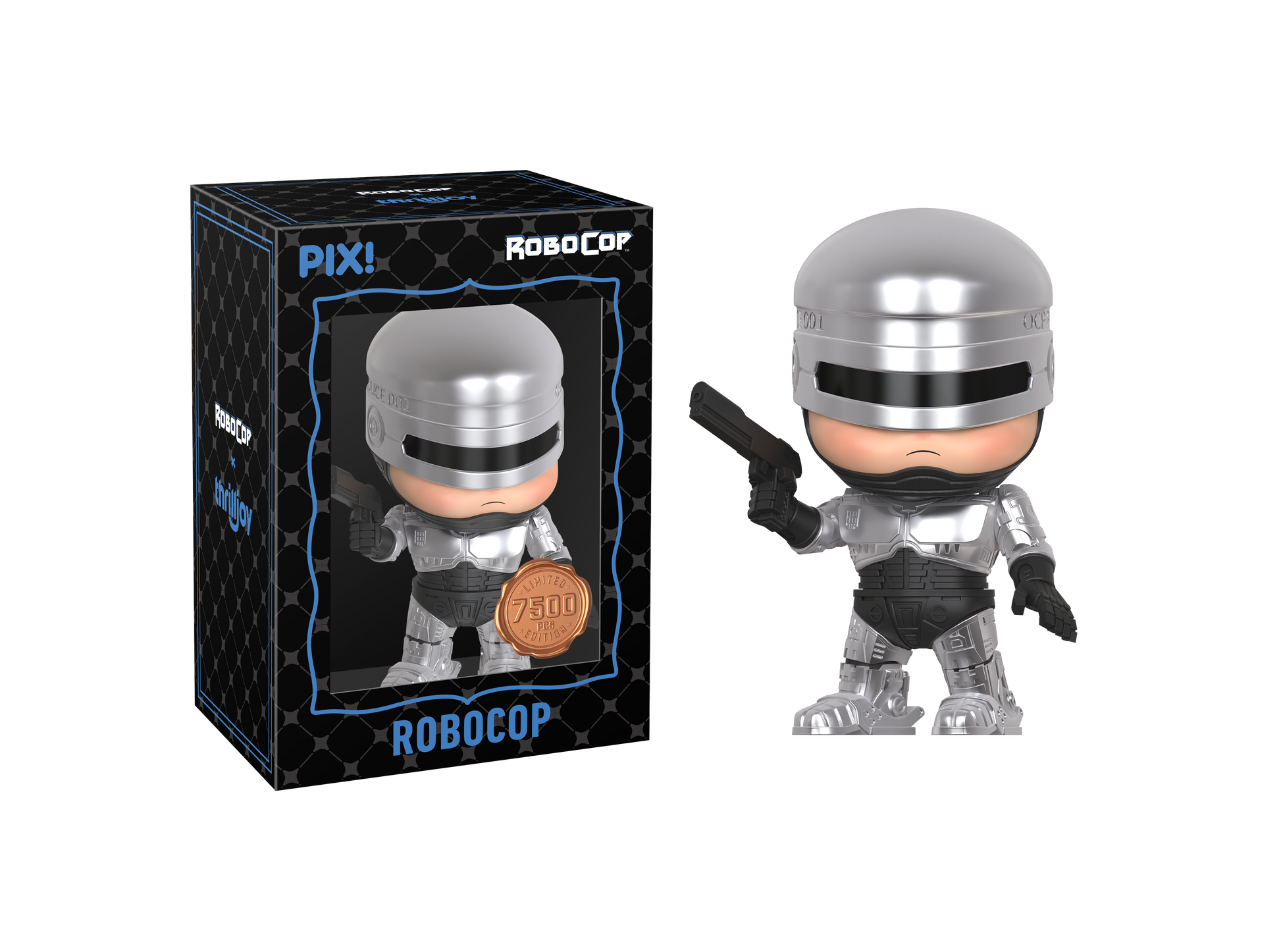 RoboCop figure with packaging on a white background