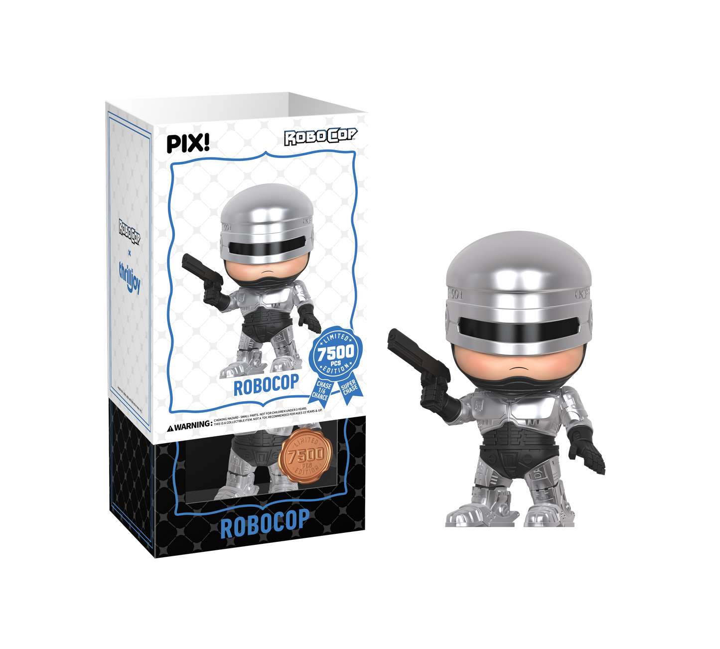 RoboCop figure with packaging on a white background