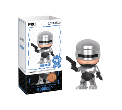RoboCop figure with packaging on a white background