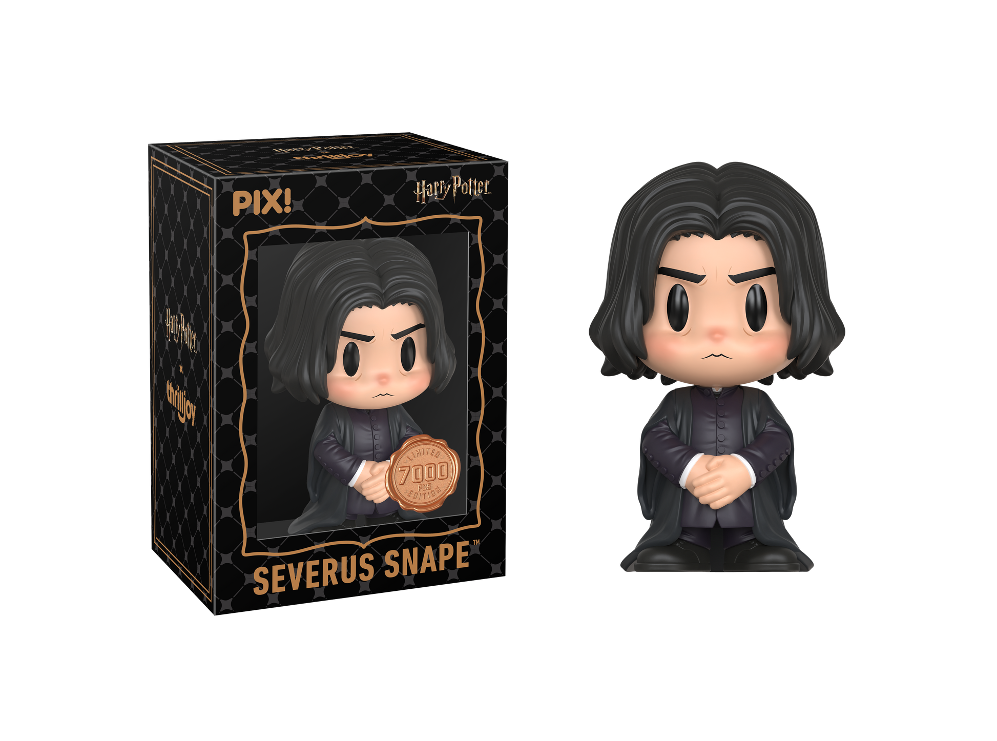 Severus Snape figurine with packaging on a white background