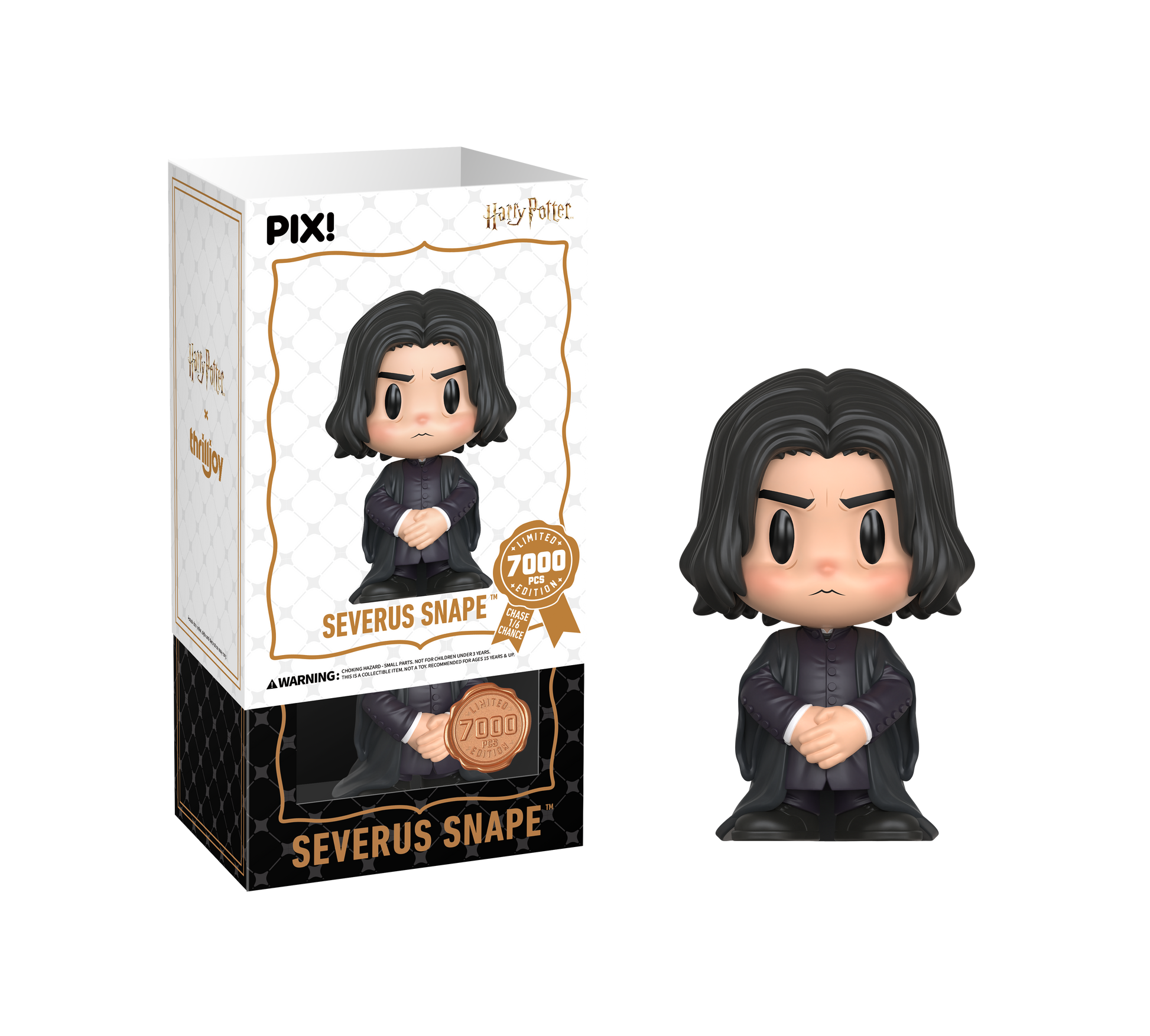 Severus Snape figurine with packaging on a white background